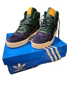 Talla 11 - Adidas Forum Exhibit Mid Inside Out - Verde Oscuro Azul Marino - Imagen 1 de 8