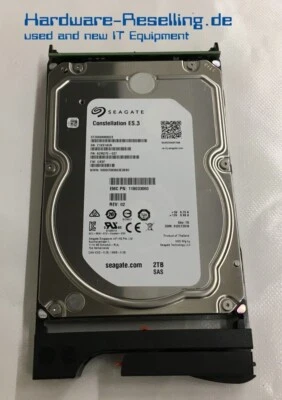 EMC Seagate 2TB 7,2K SAS 3,5" 6G HDD ST2000NXCLAR2000 005032931 118033060 ES.3 - Bild 1 von 2