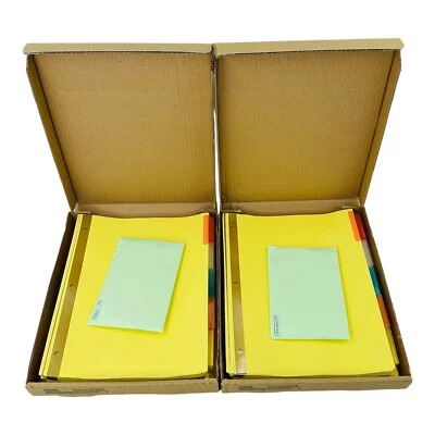 48 Sets Universal Insertable Tab Indexes 5-Tab 11" x 8.5" Buff Assorted Tabs - Image 1 of 4