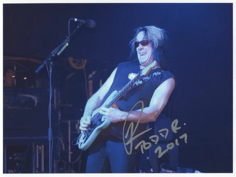 Todd Rundgren  Signed 8" x 10"  Photo Genuine In Person + Hologram COA Cover