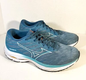 Mizuno Womens Wave Rider 26 Aqua Blue Running Shoes Sneakers Sz. 9.5 411377 5N00 - Picture 1 of 21