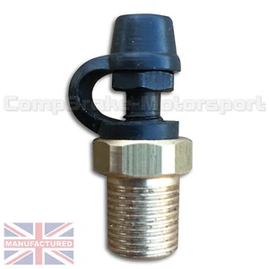 1 x 1/8 npt pezón de sangrado con cubierta antipolvo compatible con Wilwood/Compbrake/AP/Brembo - Imagen 1 de 6