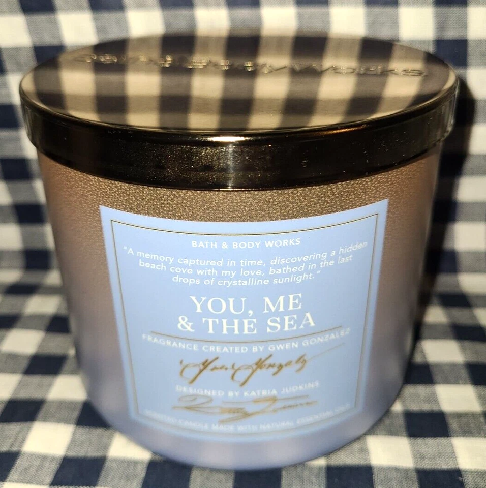 NUEVO You, Me & The Sea ORCHID 3-Wick Candle 25-45 horas 14 oz Bath & Body Works Foto 1 de 1