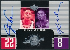 2002-03 Upper Deck Inspirations KOBE BRYANT Jay Williams Dual Auto #/275 Rare SP