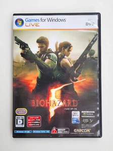 BIOHAZARD 5 PC DVD Game Japanese Edition - 2009 Capcom Resident Evil - Picture 1 of 4