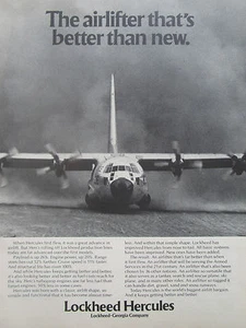 3/1976 PUB LOCKHEED GEORGIA HERCULES MILITARY AIRLIFTER USAF 36 NATIONS AD - Picture 1 of 1