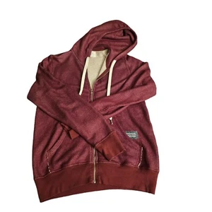 Sol Angeles Men Size Medium Waves Burnt Orange Hoodie - Picture 1 of 5