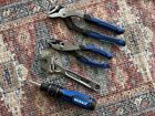 Kobalt 4 Pc. Home Tool Set w/ Ratcheting Screwdriver, Adjustable Wrench & Pliers