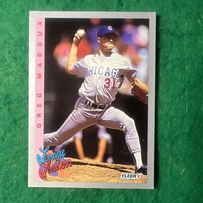 1993 Fleer - #707 Greg Maddux - Image 1 of 4
