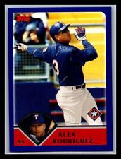 2003 Topps Alex Rodriguez #1 Texas Rangers