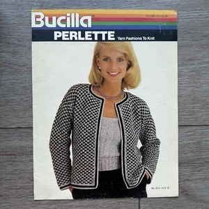 Vintage Bucilla Knit Patterns Leaflet Sweaters Camisole 4 Options Vol 814 - Picture 1 of 3