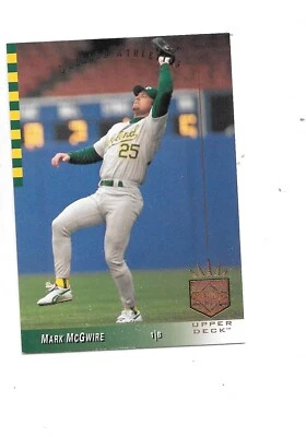 Mark McGwire 1993 Upper Deck SP Baseball Card #41 Oakland Athletics - Image 1 of 2