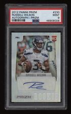 2012 Russell Wilson PSA 9 Panini Prizm Silver Auto Autograph Rookie Rc #83/99