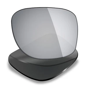 POLARIZED Replacement Lenses for-Oakley Big Taco Sunglasses Silver Titanium - Picture 1 of 8
