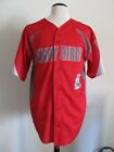 Vintage Angry Birds Baseball Jersey #12 Size XL Red Super Clean Rare Teamwork