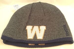 WINNIPEG BLUE BOMBERS CFL Team Logo Reebok REVERSIBLE Toque TUQUE  Winter Hat