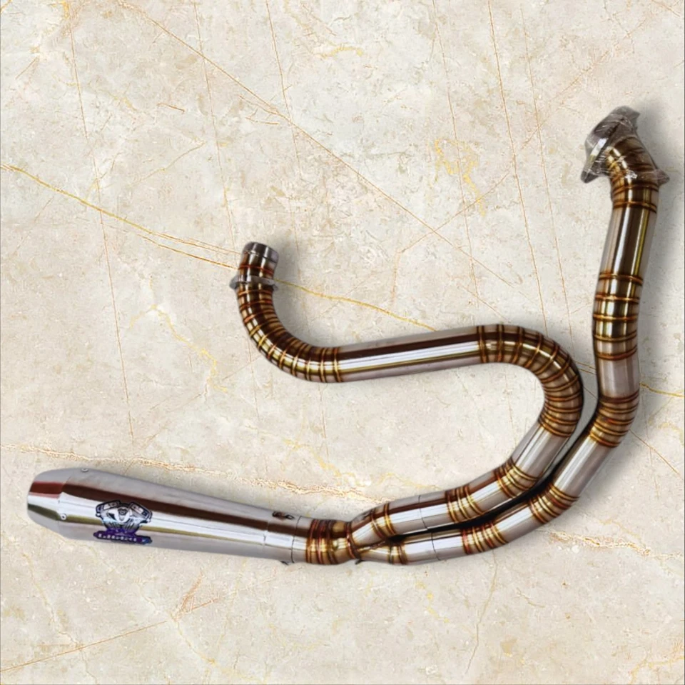 Harley Davidson Dyna Super Glide (FXD) 1991-2017 escape personalizado 2-2 soldado TIG Foto 1 de 4