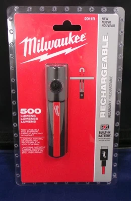 Milwaukee 2011R 500 Lumens Everyday Carry Rechargeable Flashlight with Magnet - Image 1 of 2
