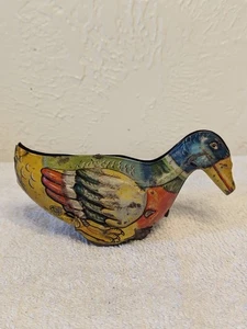 Juguete de pato de metal de colección sobre ruedas Alemania - Imagen 1 de 10