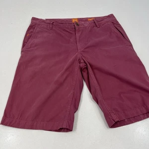 Boss Orange Herren Chino Shorts - Farbe Pink/Koralle - 34" Taille - Bild 1 von 11
