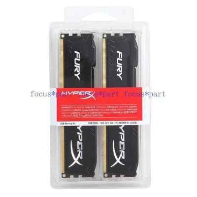 8GB Memory Kit (2x 4GB) HX318C10FBK2/8 1600 MHz DDR3 DIMM RAM for Desktop 240pin - Image 1 of 4