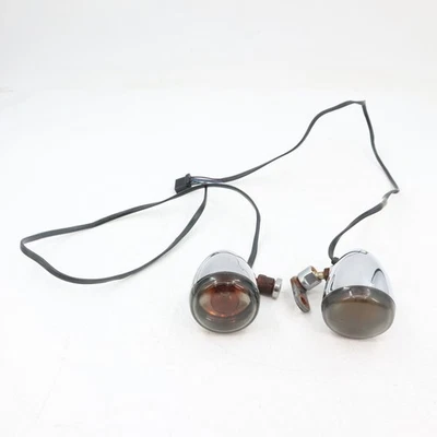 01-16 Harley Davidson Dyna Wide Glide Front Right Left Turn Signals Light D57 - Image 1 of 4