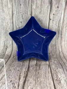 Patriotic Blue Star-shaped Plastic Bowls (Set of 2) 4th of July-SHIPS FREE! - Picture 1 of 2