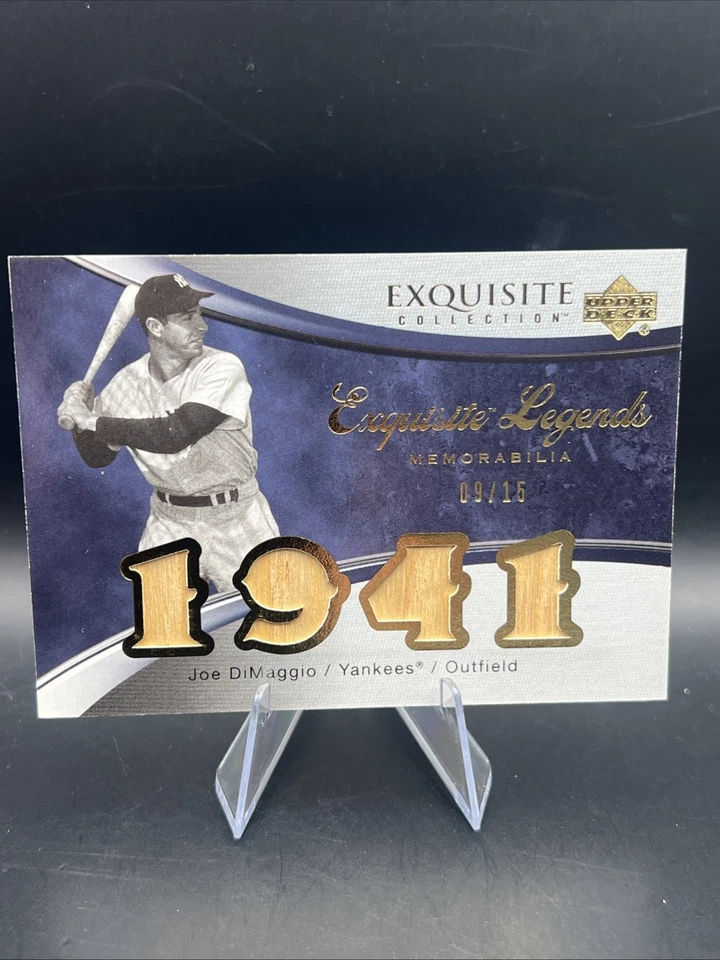 2006 Upper Deck - Joe DiMaggio - 精致传奇 #LM-JD2 游戏二手球棒 /15 — 第 1/4 张图片