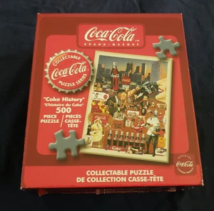 Coca Cola - Collectable Puzzle Series - Coke History 500 Pieces 2004 - Picture 1 of 4