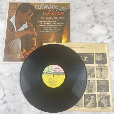 DEAN MARTIN DREAM WITH DEAN INTIMATE R-6123 LP MONO VINYL RECORD USA 10335-1D Foto 1 de 4