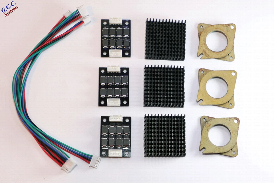 GCC SYSTEMS Stampante 3D 3D NEMA17 motore passo-passo levigatori e ammortizzatori con dissipatori