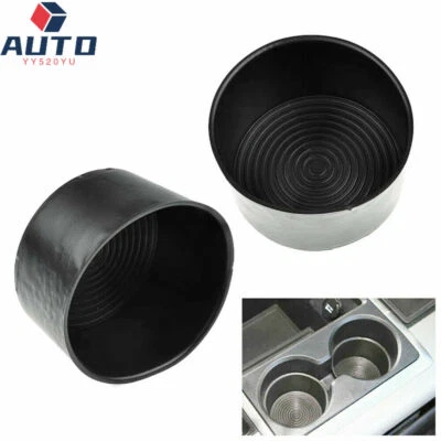 Inserto portavasos de goma 2 piezas para Dodge Ram 1500 2009-2016 y 10-18 Ram 2500 3500 Foto 1 de 4