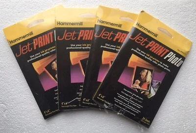 Hammermill Ink Jet Printer Photo Paper 4x6" 4 Packs 96 Glossy Sheets New Sealed - Image 1 of 3