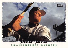John Jaha 1995 Topps 505  Milwaukee Brewers