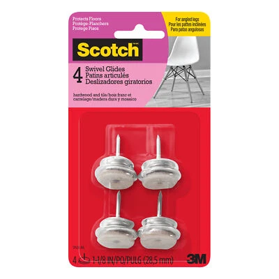 Scotch Glides SP636-NA, Felt Swivel, Beige, 1-1/16 in - Image 1 of 4