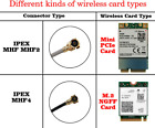 Wireless Network Card Antenna IPEX1 IPEX4 MINI PCIE M.2/NGFF WiFi Bluetooth 8DB