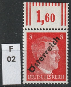 1945 - 1. Wr. Aushilfsausgabe, Plattenfehler F02 "kurzes r" - postfrisch ANK 662 - Bild 1 von 1