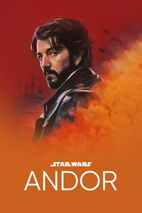 Andor Metal Poster Star Wars Diego Luna Cassian Darth Vader 7x11 12x18 C10 - Picture 1 of 1
