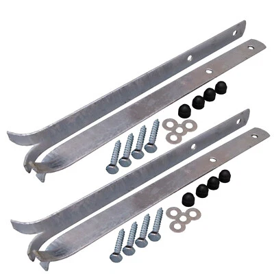 4er Set Erdanker Bodenanker flach 600mm Spielturm Schaukel Gartenhaus Flacheisen - Bild 1 von 2