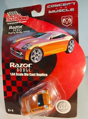 Racing Champions Concept and Muscle 2002 Dodge Razor em bom pacote. - Imagem 1 de 4