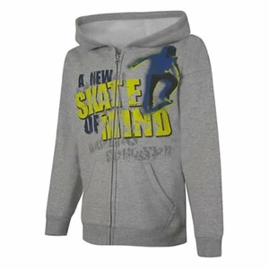 Hanes Full Zip Hoodie Sweatshirt ComfortBlend EcoSmart Skate of Mind, XL - Picture 1 of 4
