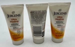 LOT of 3 Jergens Body Lotion, Trial Size - 1 oz TSA Compliant Ultra Healing - Picture 1 of 3