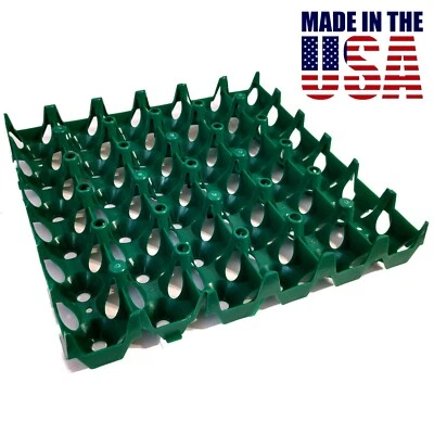 G.Q.F. MANUFACTURING COMPANY 6 Pack of Large Egg Trays Incubator Chicken Hatching GQF Dickey Brinsea Pinnon