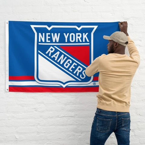 New York Rangers 3x5 ft Premium Flag Sport NHL Ice Hockey Champions Gift Banner Cover