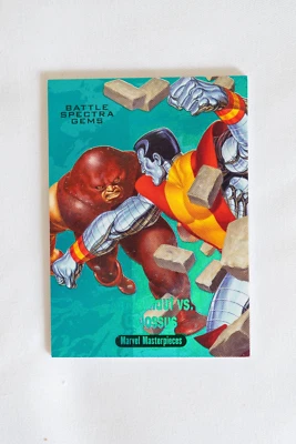 2016 Marvel Masterpieces Battle Spectra Gem Juggernaut vs. Colossus BS-1 80/99 - Image 1 of 3