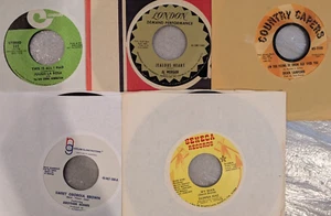 5 ct LOT #79 High Grade 45 RPM Odd, Private, Indie Labels, VG+ to NM - Picture 1 of 2