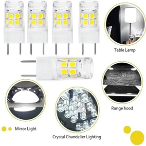 5x LED G8 Bulb 3W 110V 6000k White 17SMD Puck Light Cabinet Under Counter Bulbs - Picture 1 of 9