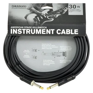 Guitar Lead D'addario PW-AMSK-30 American Stage Kill Switch - Picture 1 of 8