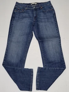 Levi’s 505 Jeans Straight Leg Stretch Blue Denim Size 6 Long (30x32 Actual) - Picture 1 of 7