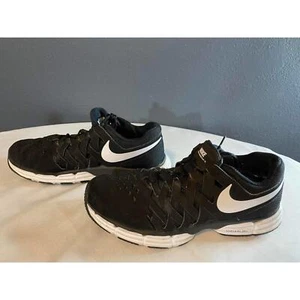 Nike Mens Lunar Fingertrap Training Shoes Black White 898065-001 Low Top 10.5M - Picture 1 of 5